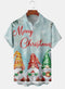 Men's Christmas Funny Graphic Short Sleeve Hawaiian Shirt